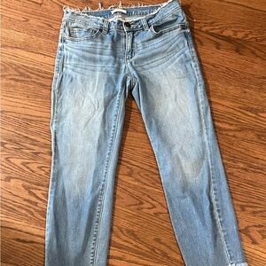 LC Lauren Conrad Light Blue Skinny  Capri Jeans